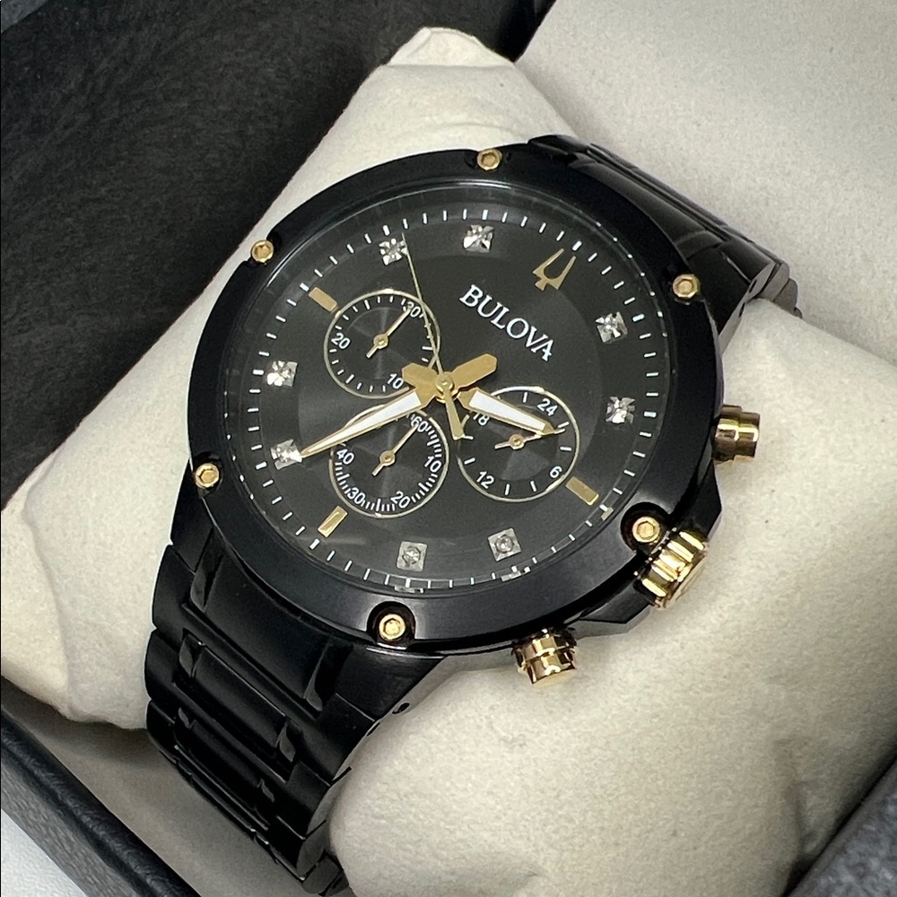 Bulova Classic - Diamond Chronograph Men's Quartz Watch